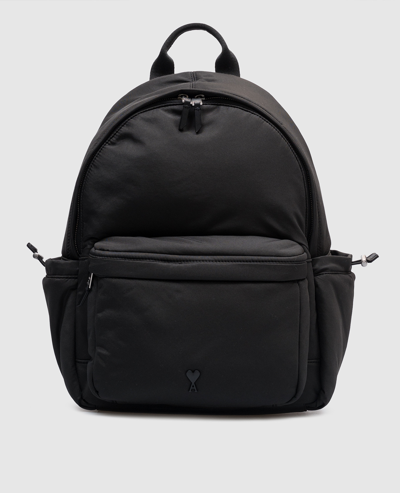 

Black backpack with metal Ami de Coeur emblem Ami Paris