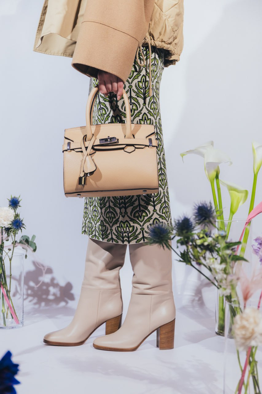 

Santiago beige leather boots Gianvito Rossi
