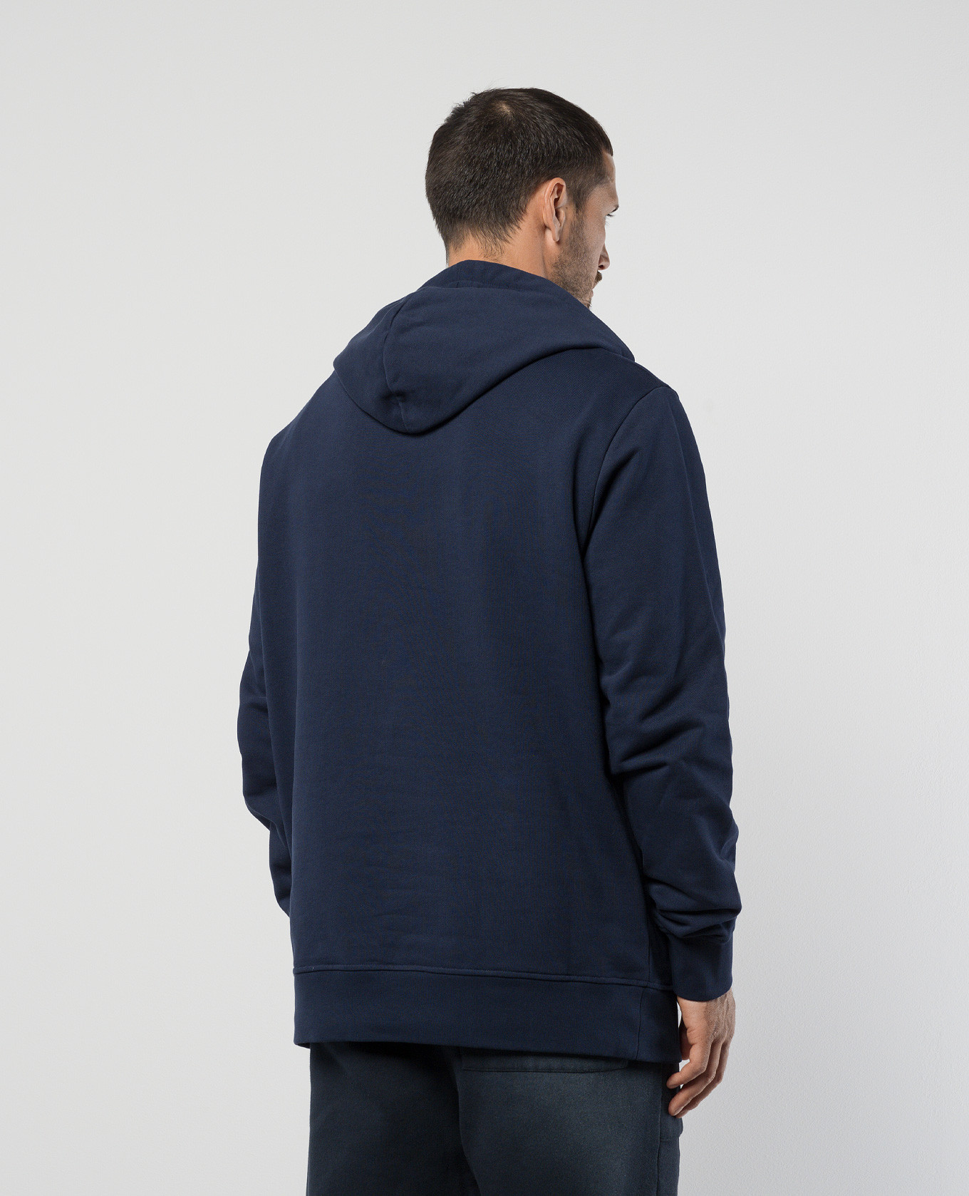 

Blue hoodie with logo patch Balmain