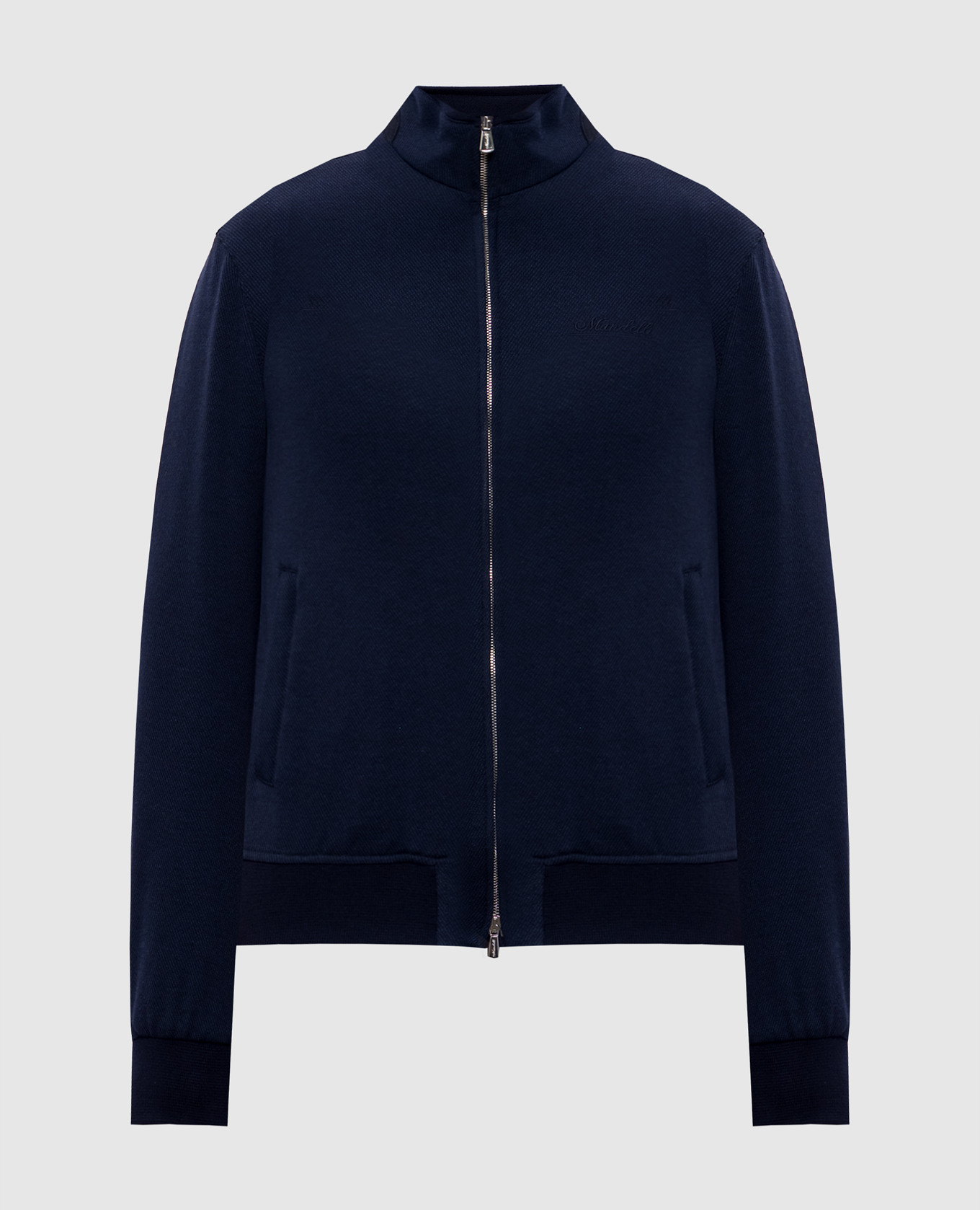 

Blue cardigan with wool Enrico Mandelli