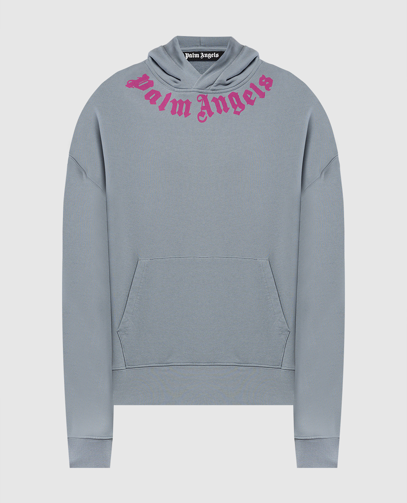 

Gray hoodie with logo print Palm Angels, Grey