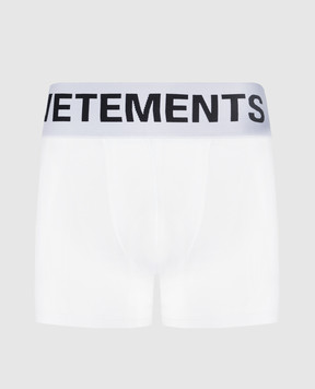 Vetements White boxer briefs with contrasting logo ME64UN110W