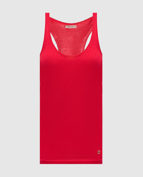 Twinset Red top with logo 251TF3011