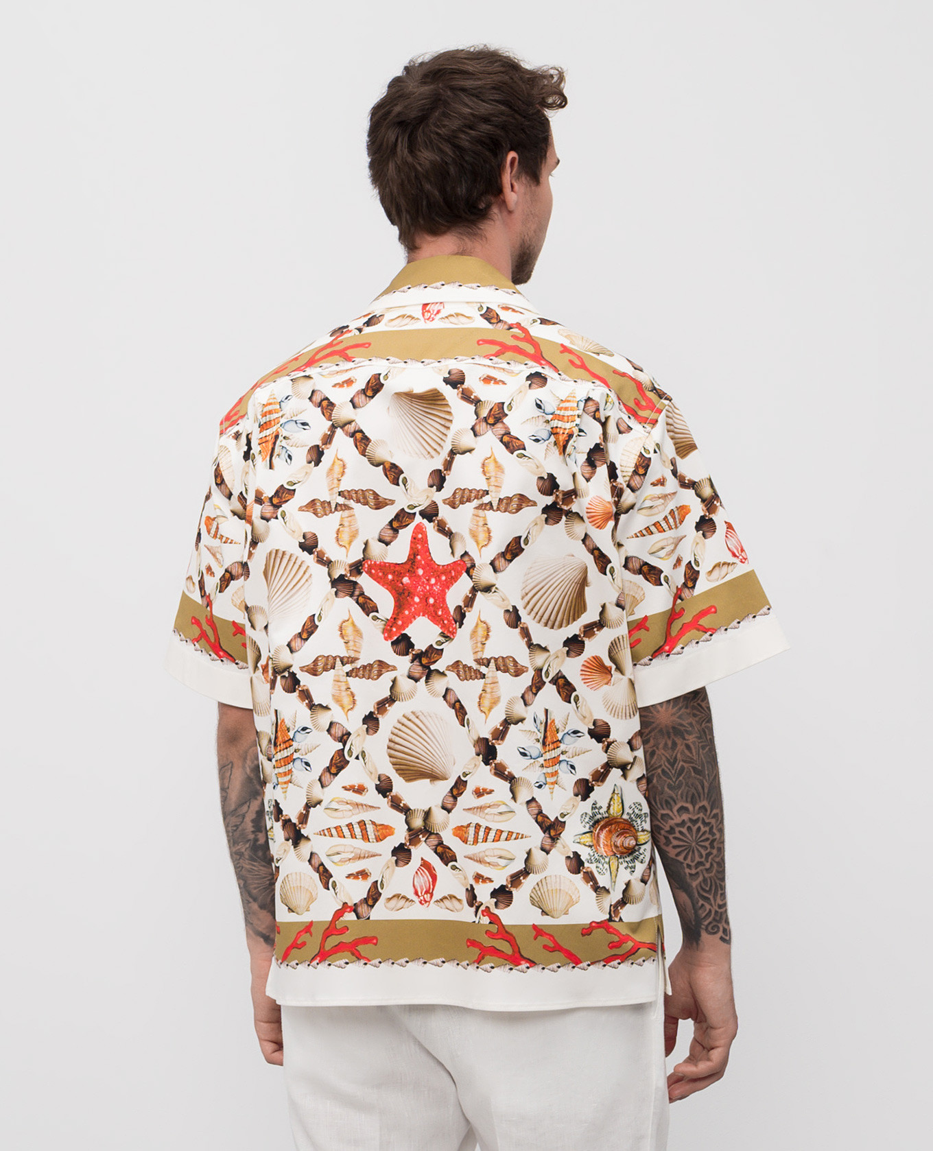 

White shirt with Shell print Dolce&Gabbana