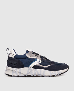 Voile Blanche Blue combined sneakers CLUB01 with logo 0012017465160C01
