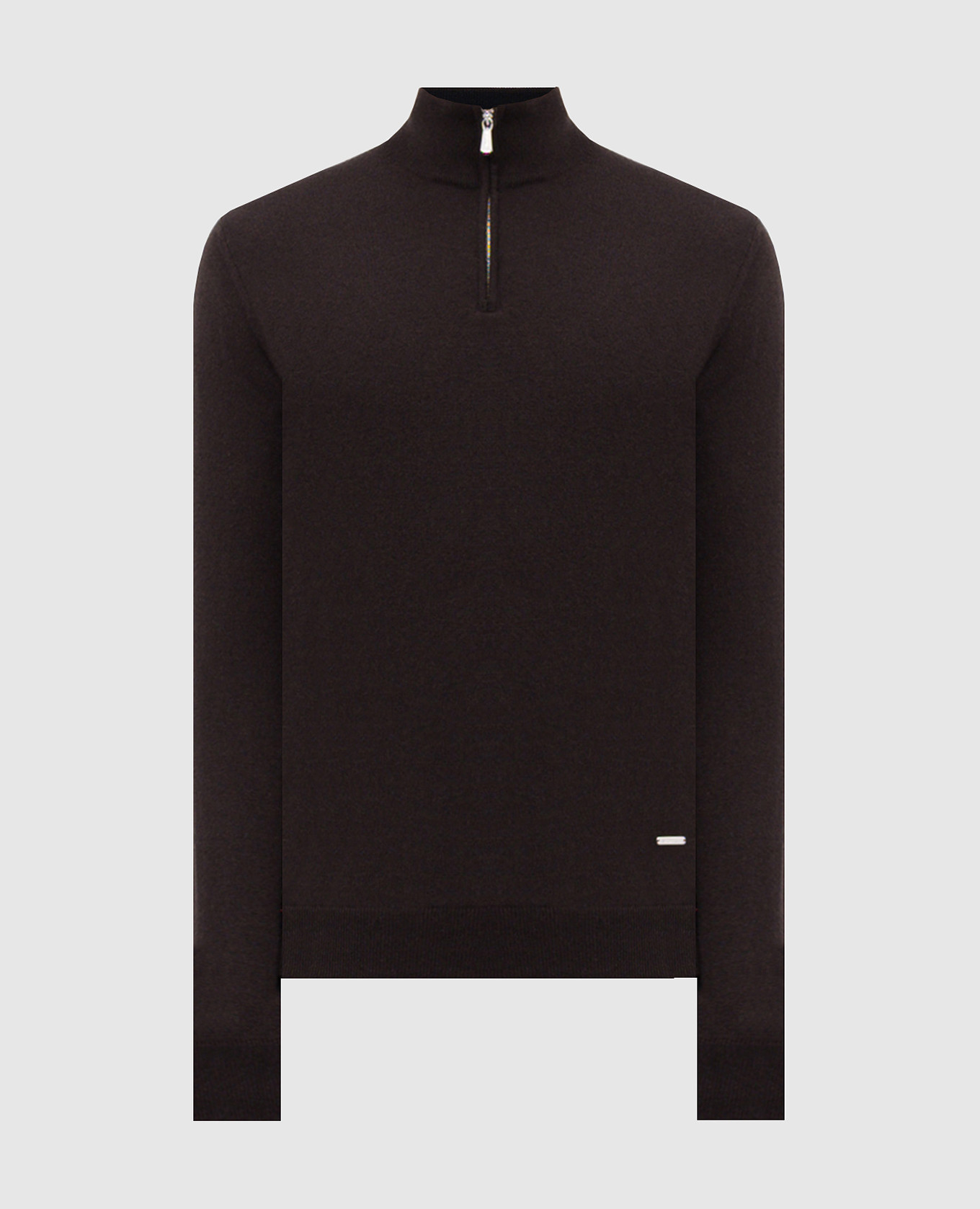 Brown cashmere sweater Enrico Mandelli