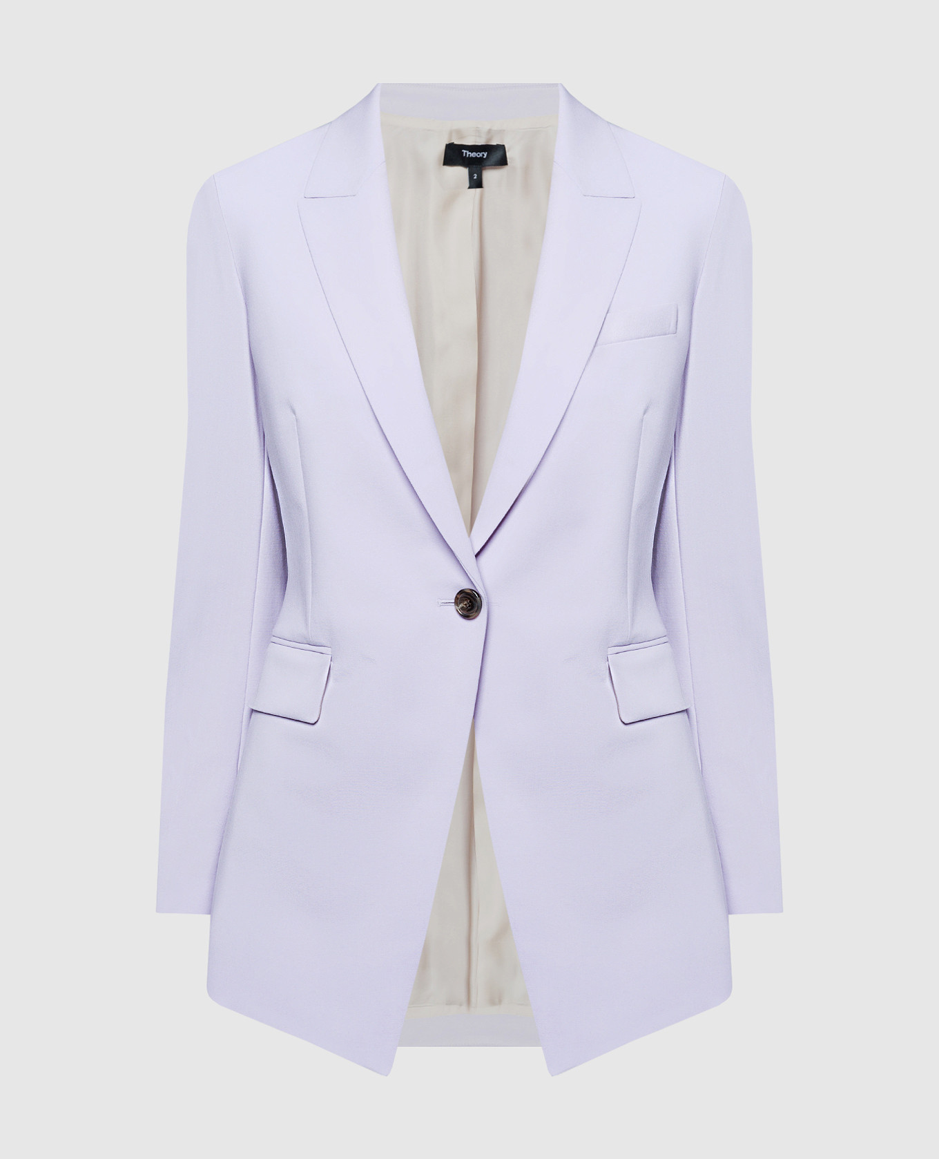 

ETIENNETTE purple wool jacket Theory, Violet