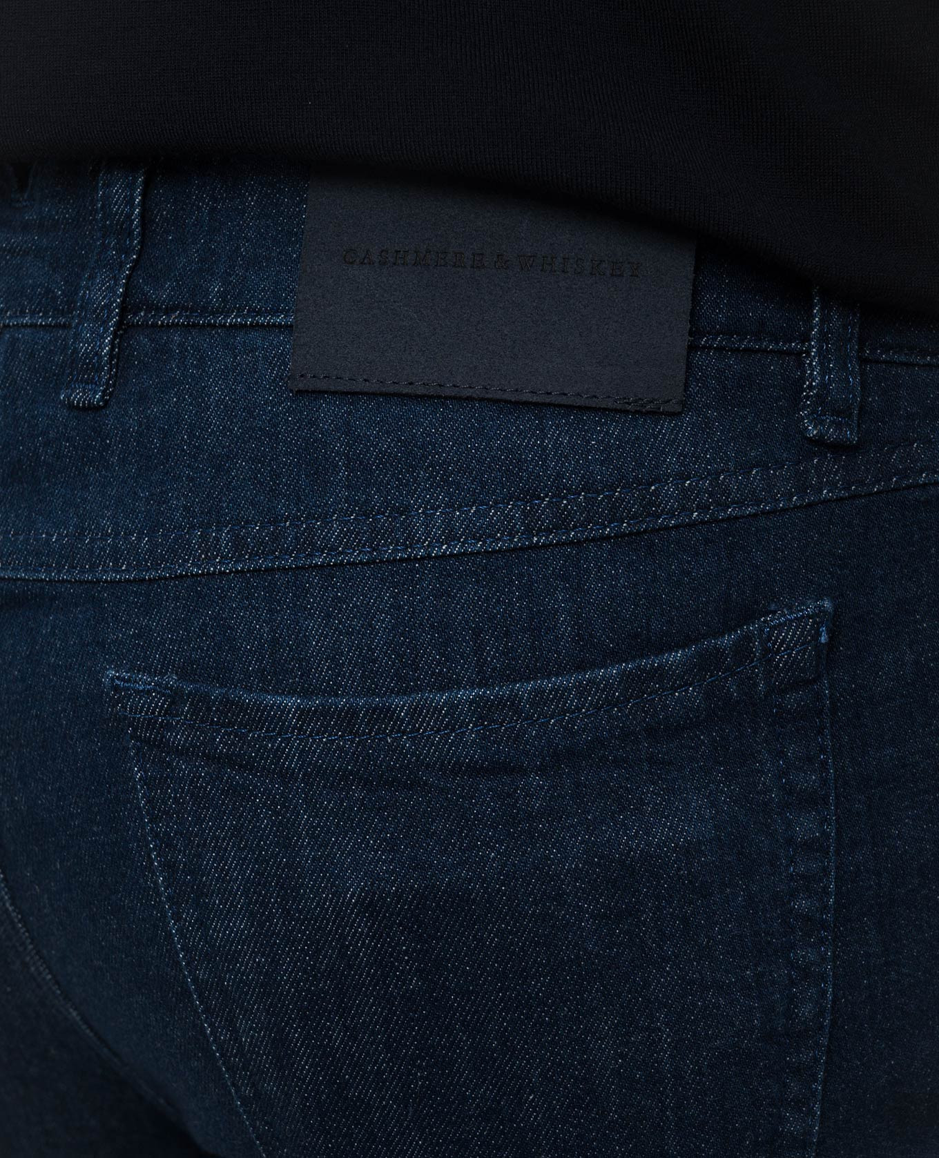 

Blue jeans with logo Cashmere&Whiskey