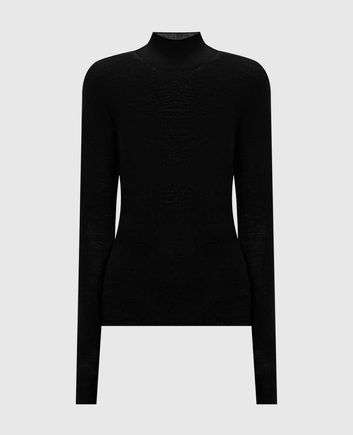 Black wool golf Versace