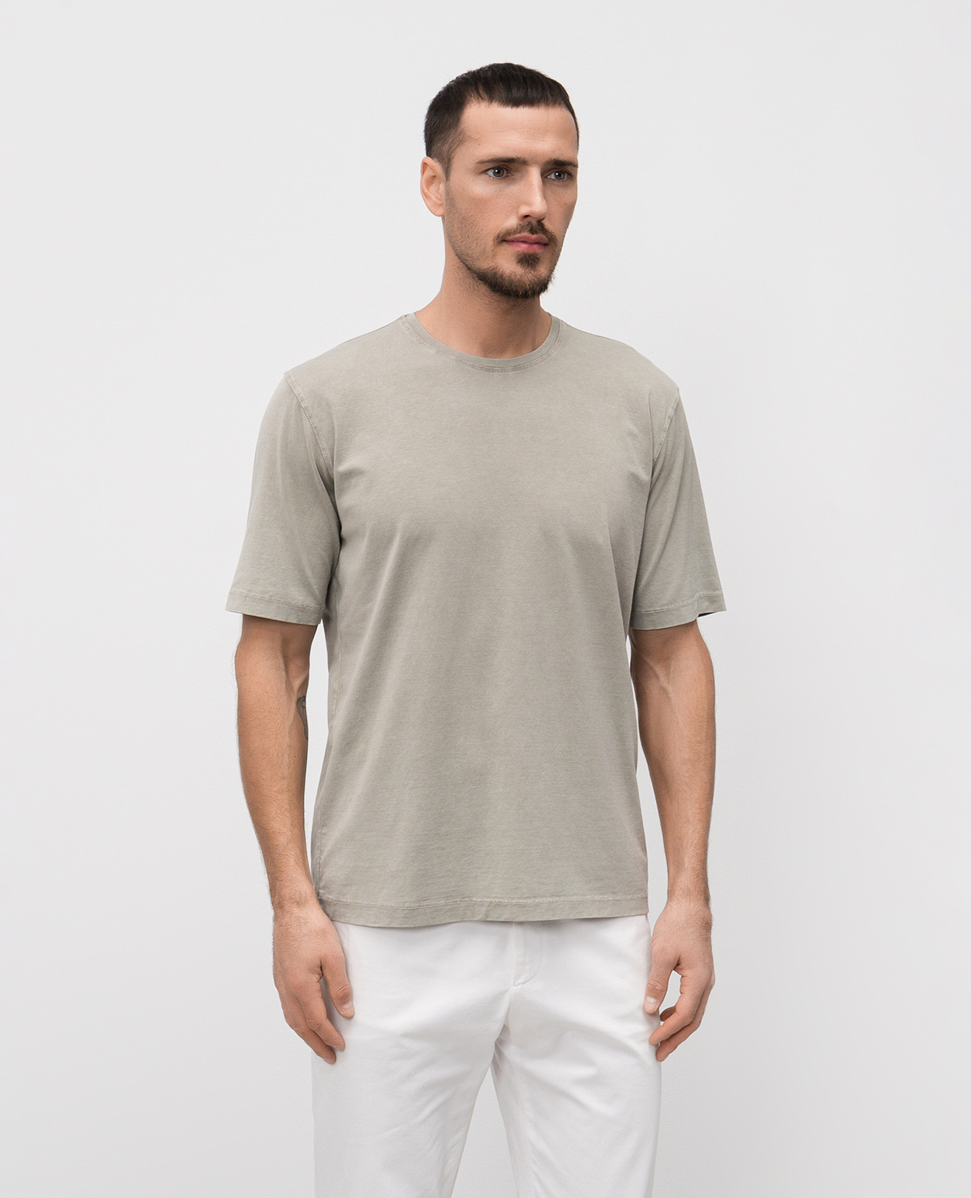 Khaki T-shirt Cashmere&Whiskey 2