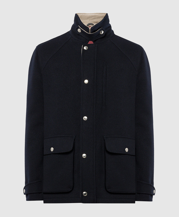 【BRUNELLO CUCINELLI】 Brunello Cucinelli - Blue woolen jacket MY4416382 - shop