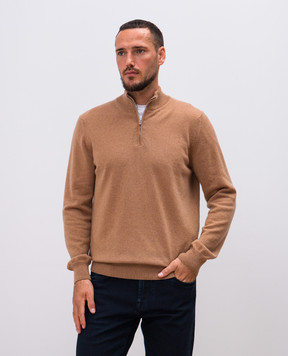 Cashmere&Whiskey Beige cashmere jumper MU8661312341R