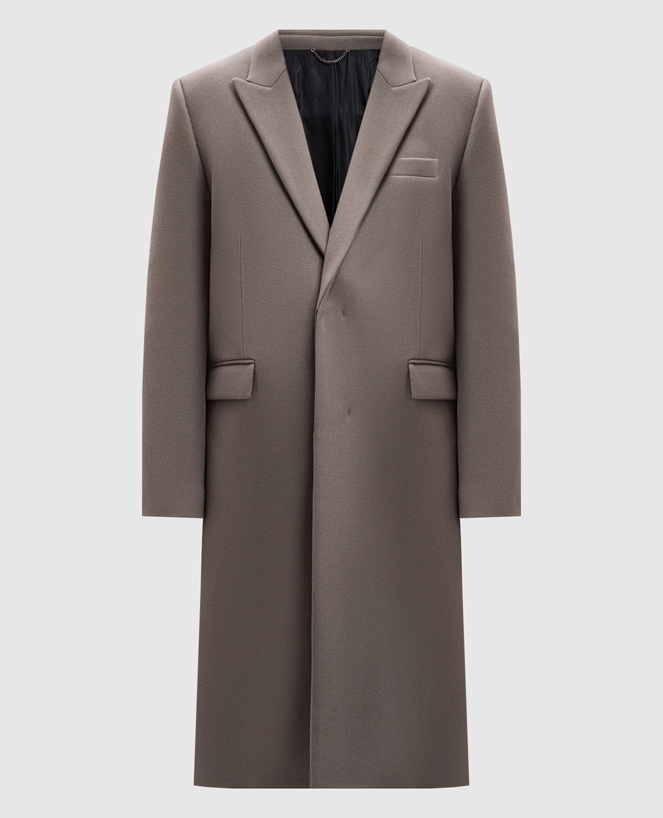 Gray wool and cashmere coat juun.j