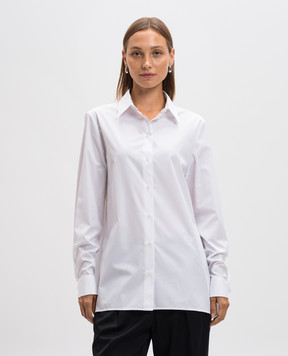 Givenchy White shirt with a slit BW61BE15JT