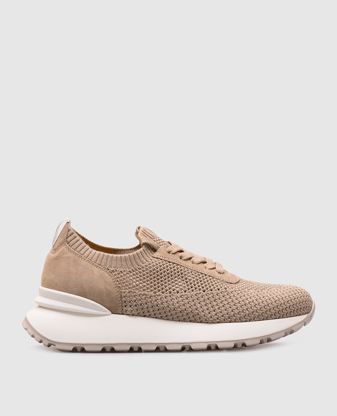 Beige sneakers with logo Doucal's