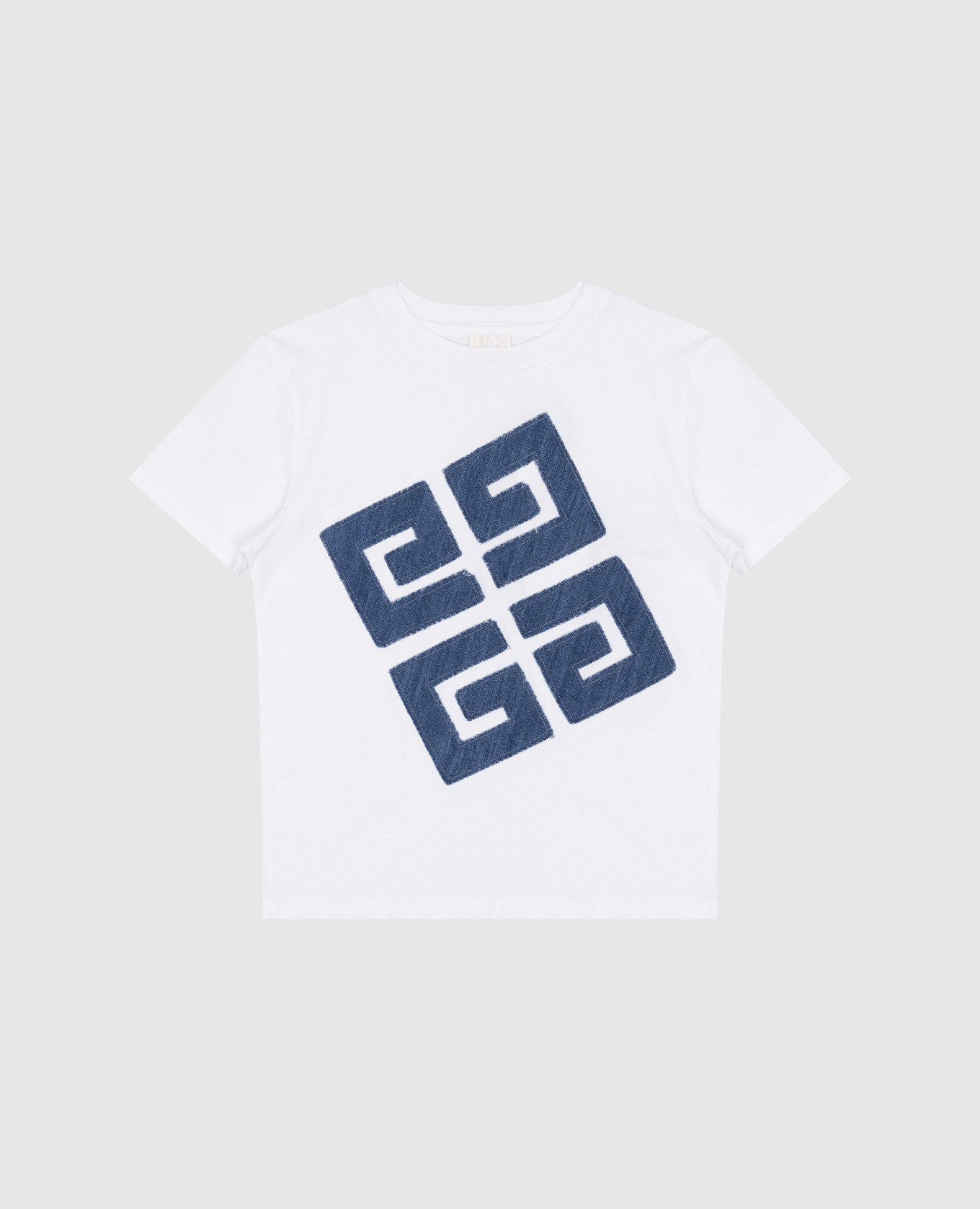 Children&#39;s white t-shirt with 4G logo Givenchy