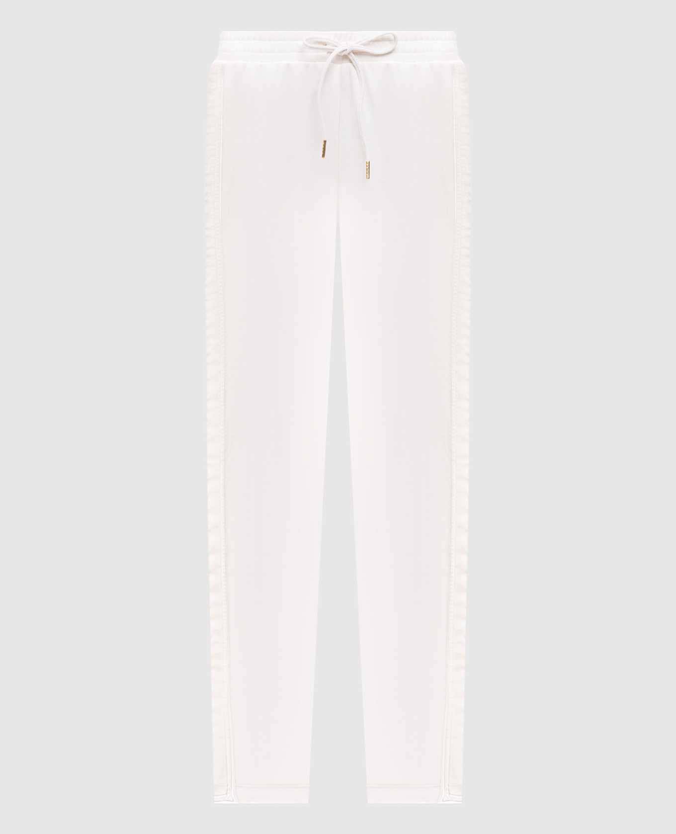 Beige sweatpants with logo Twinset