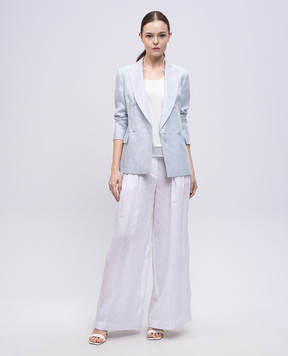 Peserico Beige silk top E08574A7357