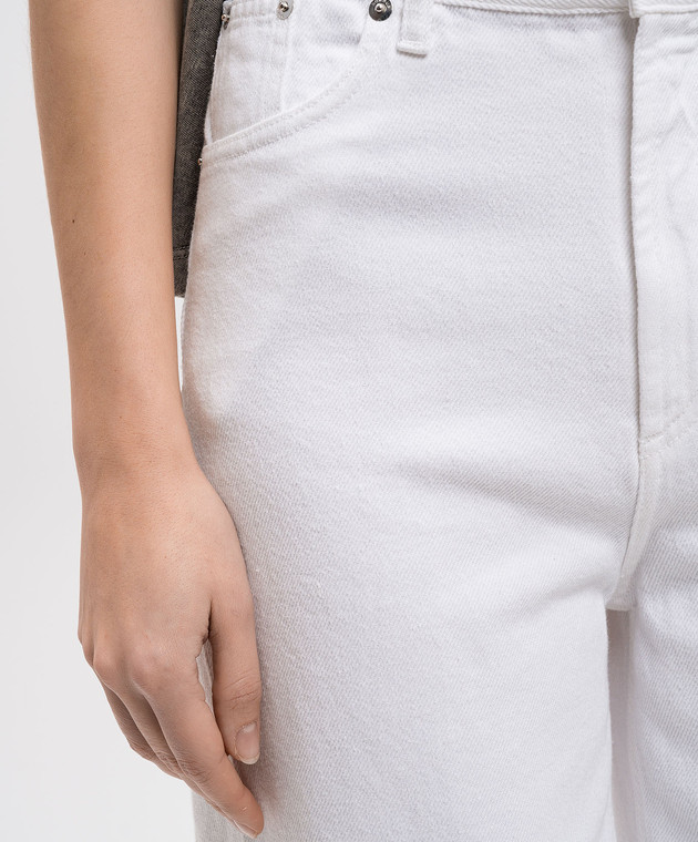 デニム・ジーパン DONDUP Woman Jeans White DP784BF0018YPTDW 000 Sandra High-Rise Wide Leg Jeans | GUESS Factory