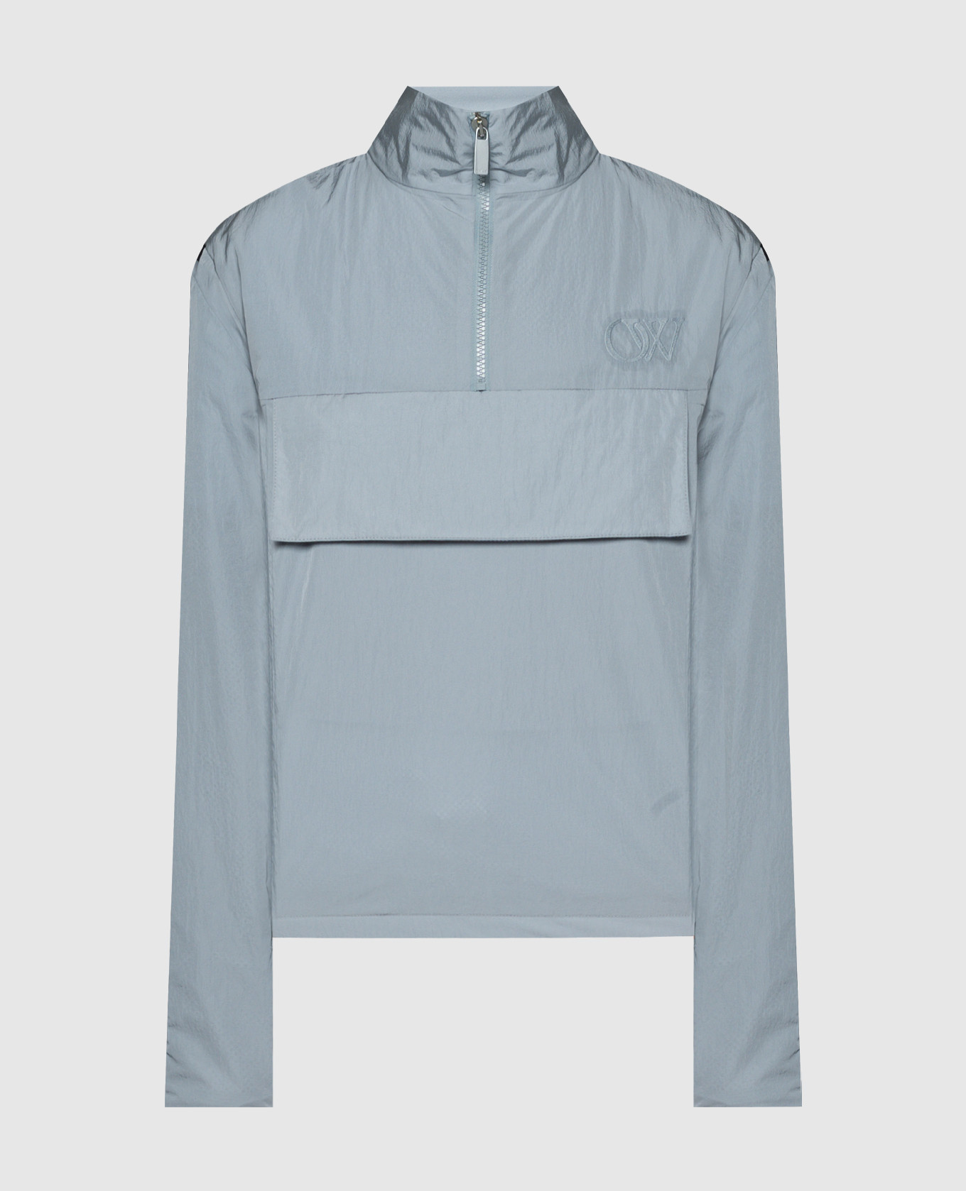 

Gray anorak with monogram logo embroidery Off-White, Grey