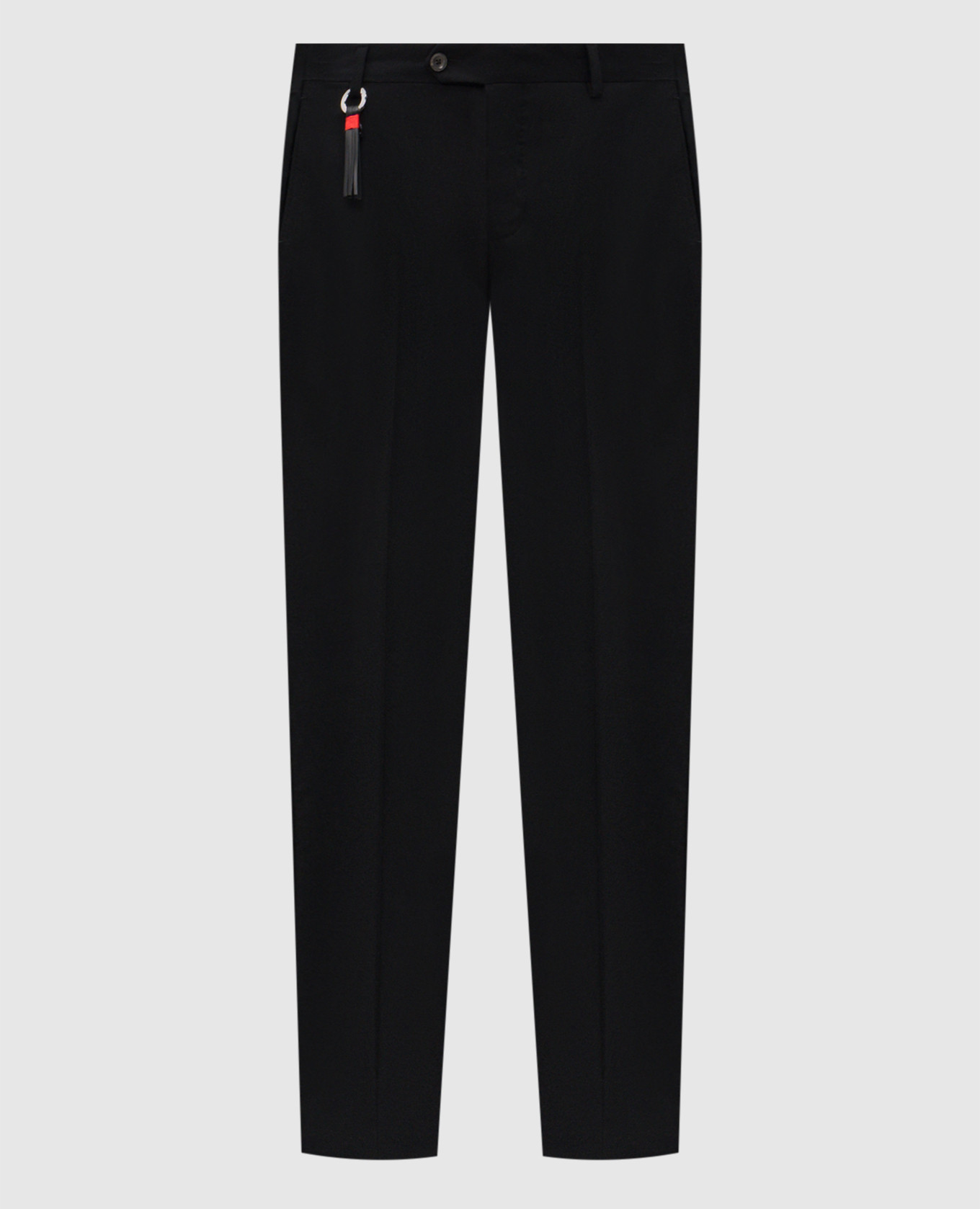 Black wool and cashmere pants Marco Pescarolo