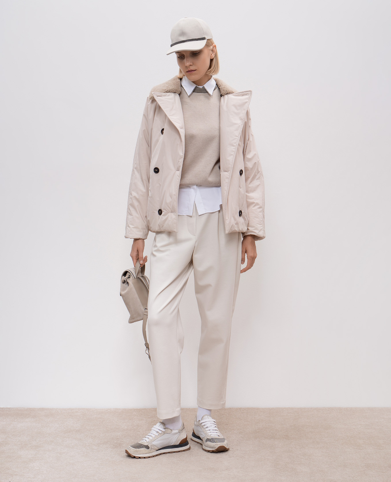 Beige pants Brunello Cucinelli 2