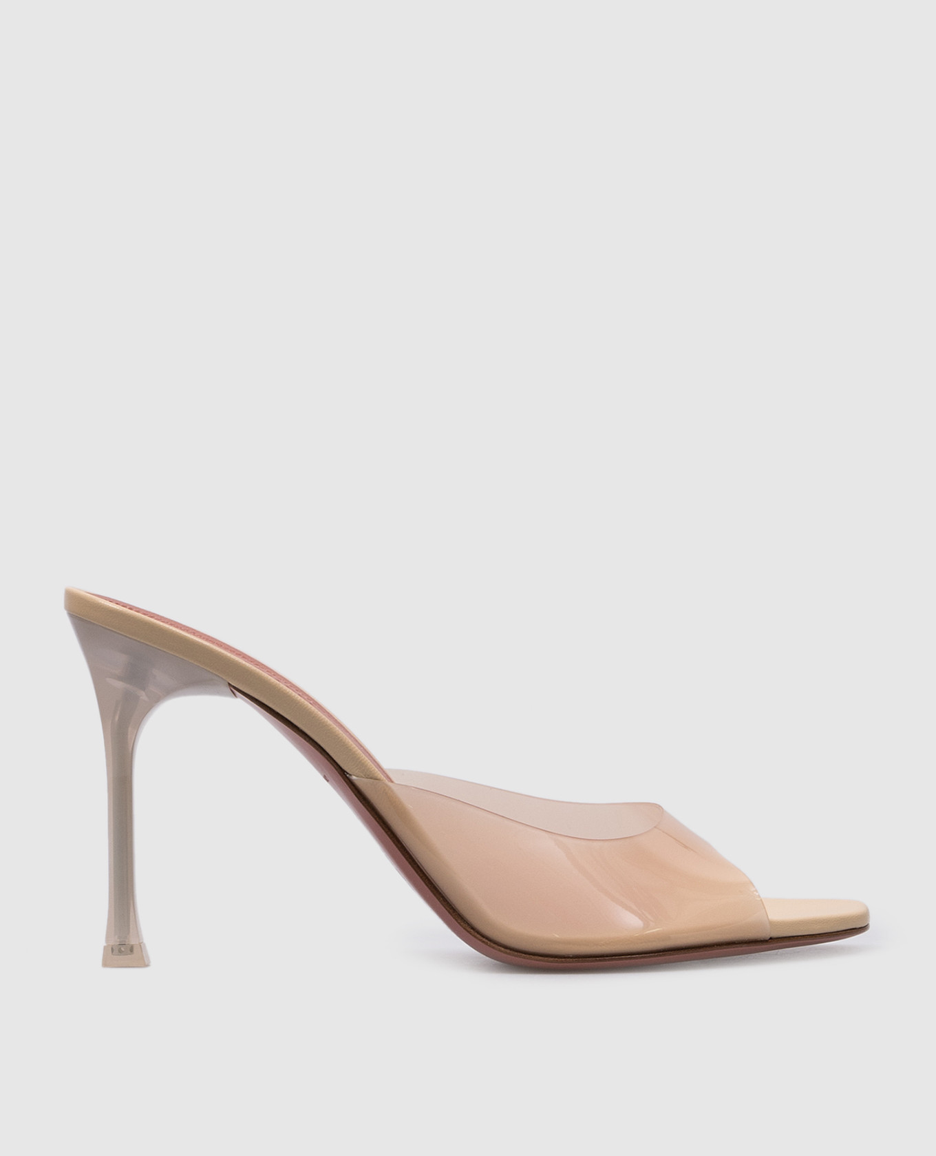 

ALEXA beige mules Amina Muaddi, Бежевый