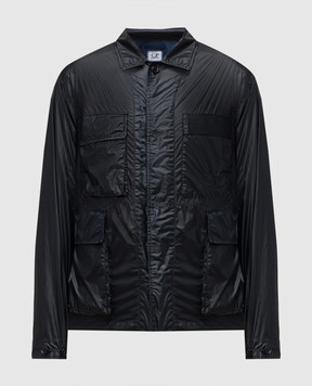 C.P. Company Blue CS II windbreaker with logo embroidery MOS080A110030G