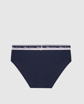 Story Loris Children's blue briefs with logo 3613826