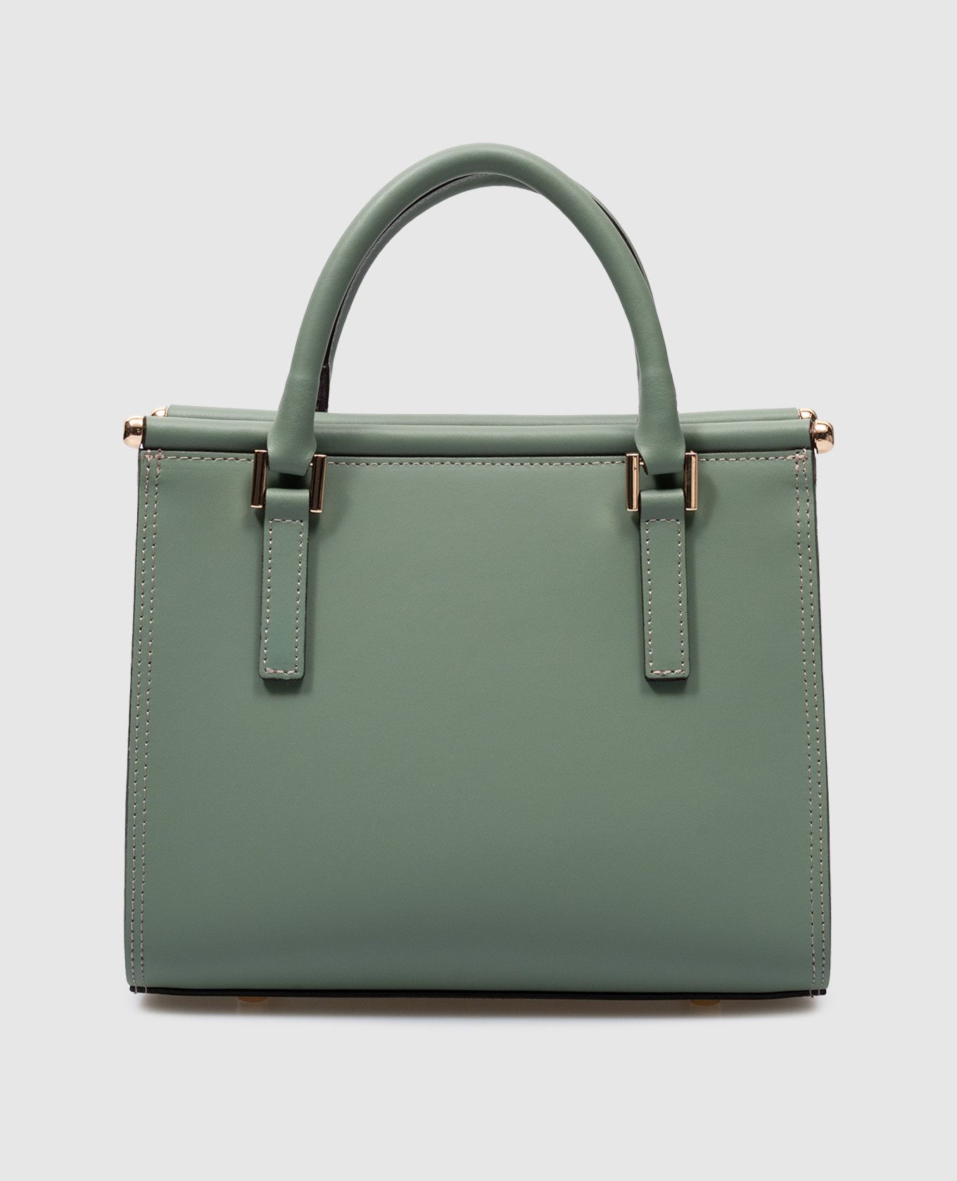 

Green leather tote bag Gianni Notaro, Зеленый