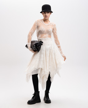 Marc Le Bihan White lace blouse 28505