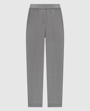 Peserico Gray pants with wool P0457202660
