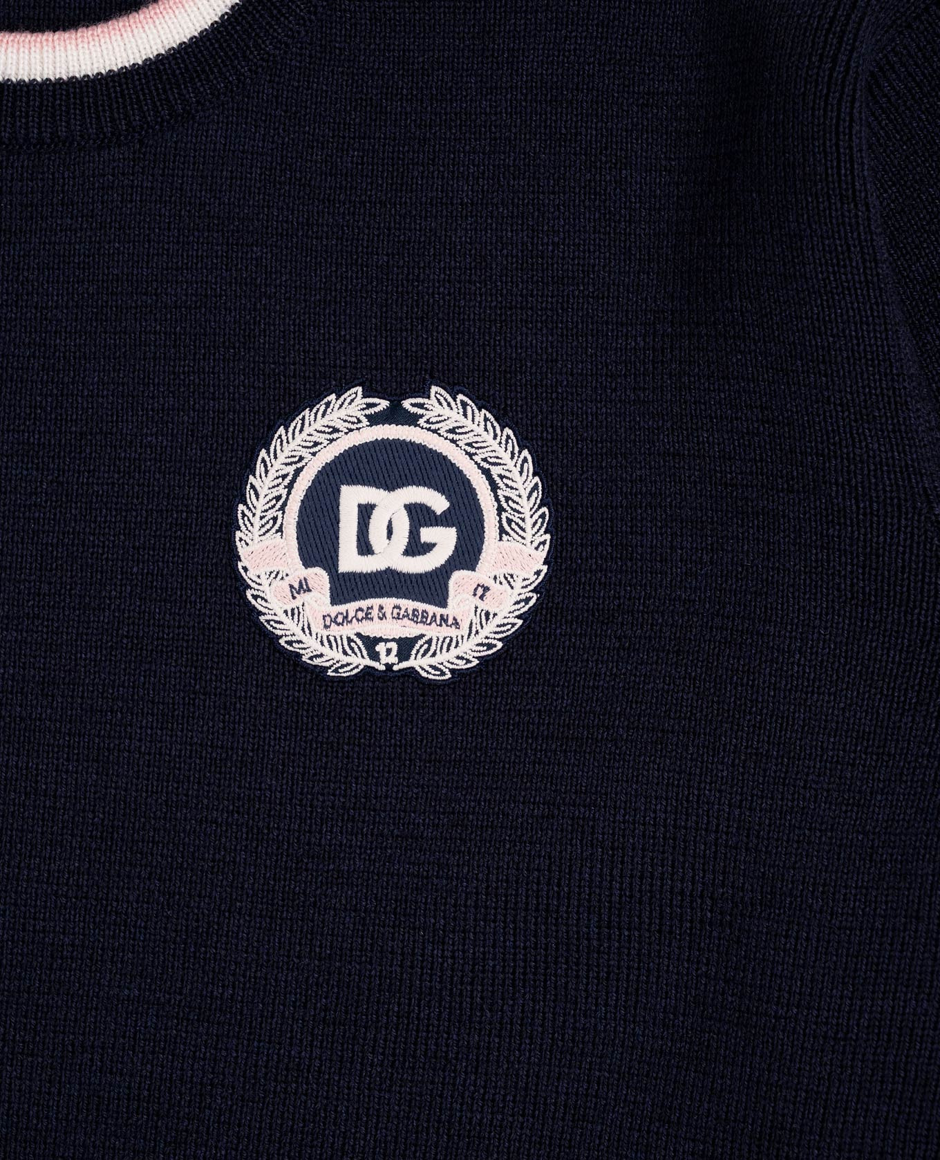 

Children's blue wool sweater with logo Dolce&Gabbana