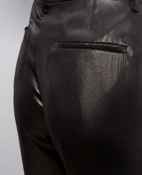 Brunello Cucinelli Silver silk pants MB913P1713