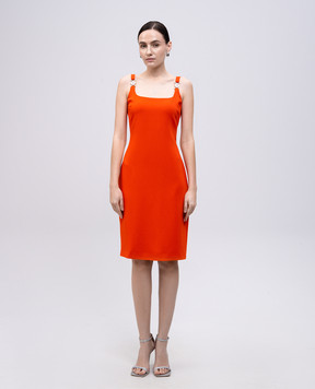 Versace Orange sheath dress 10164101A12825