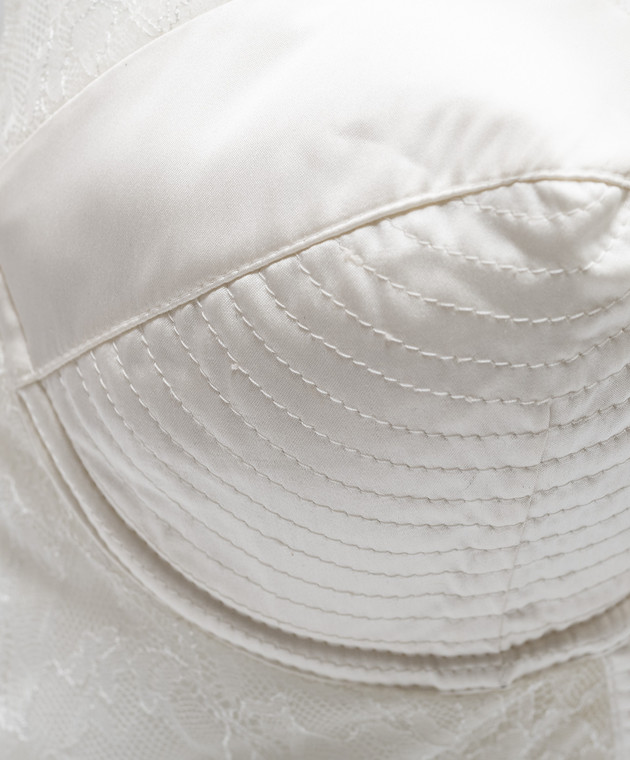 Cadolle White bodice with lace 1116C image 3