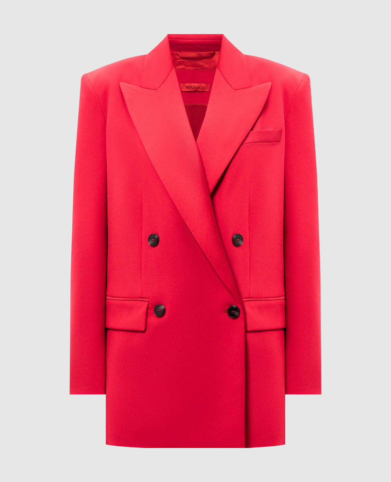 

Red double-breasted jacket DURATA Max & Co