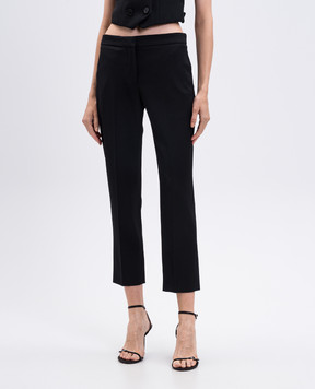 Alexander McQueen Black wool chinos 830041QJAAC