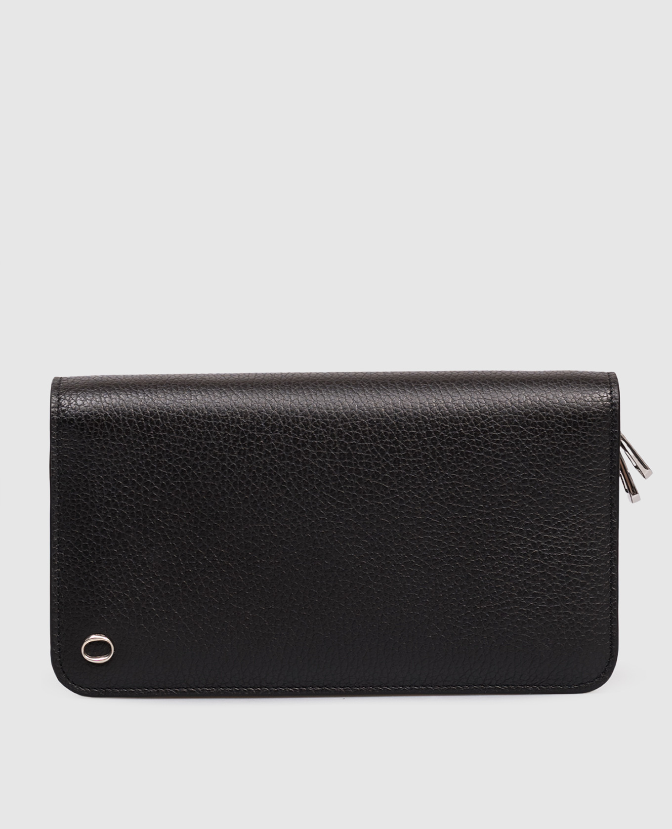 Black leather wallet Orciani