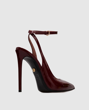 Babe Pay Pls Red patent leather slingbacks 254110LA