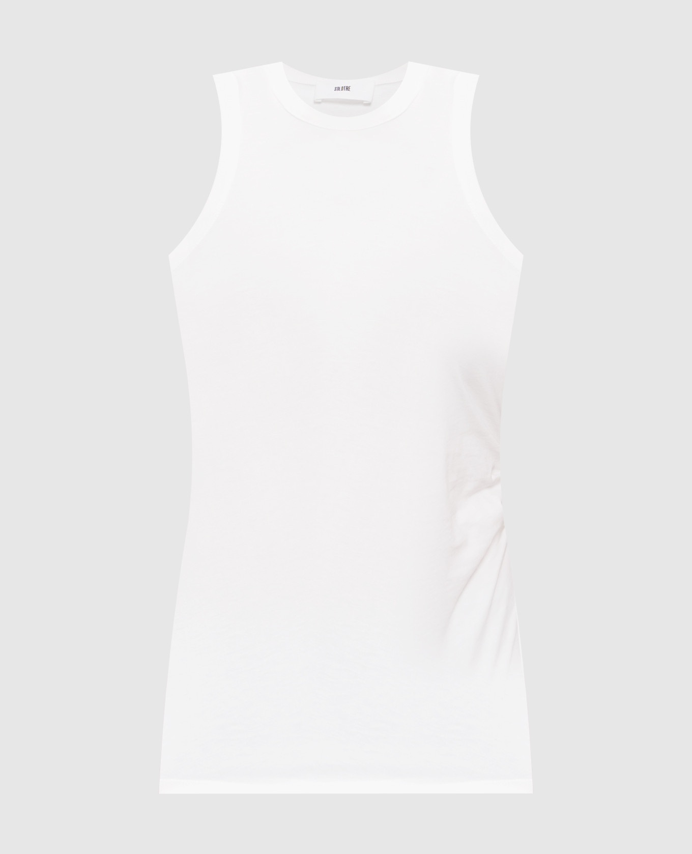 

White top with drapery Solotre