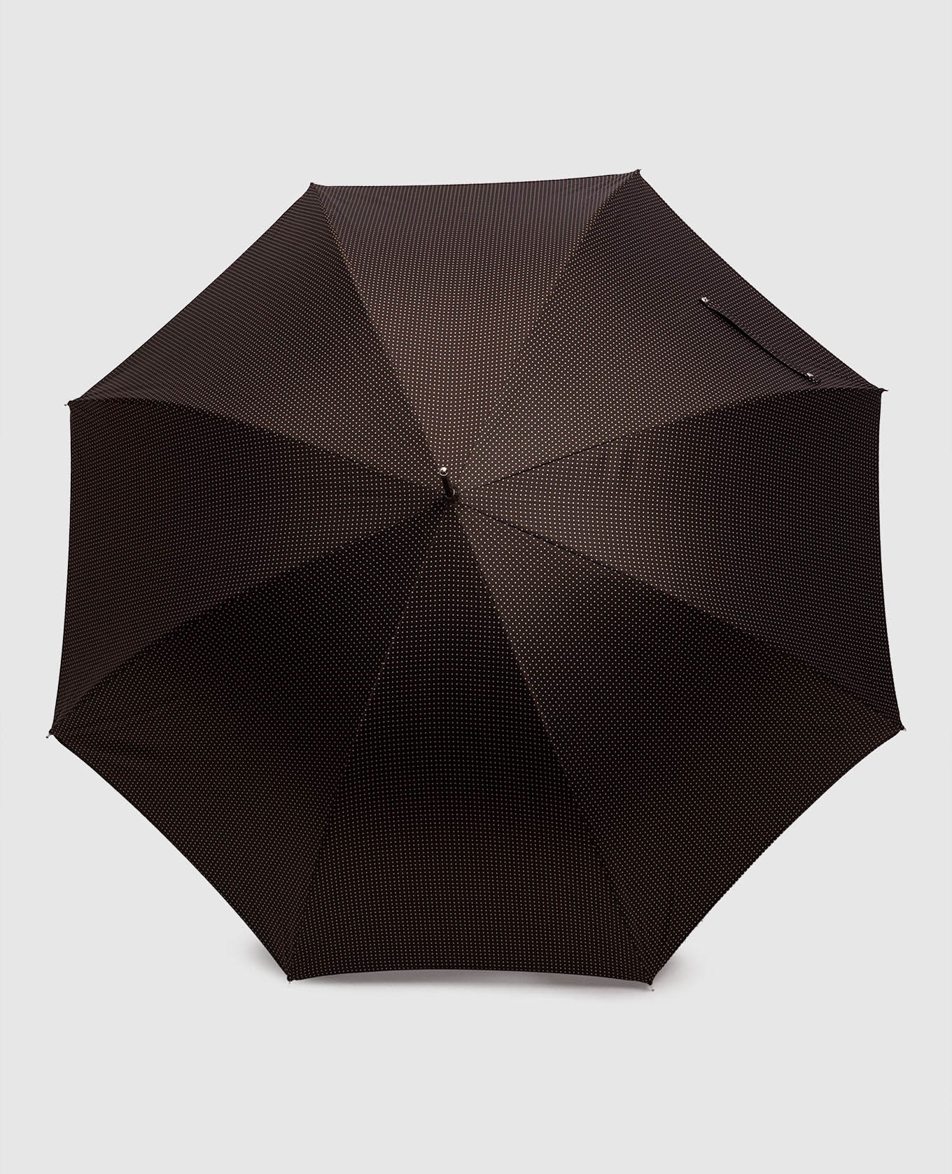 

Patterned umbrella with leather handle Pasotti, Brown