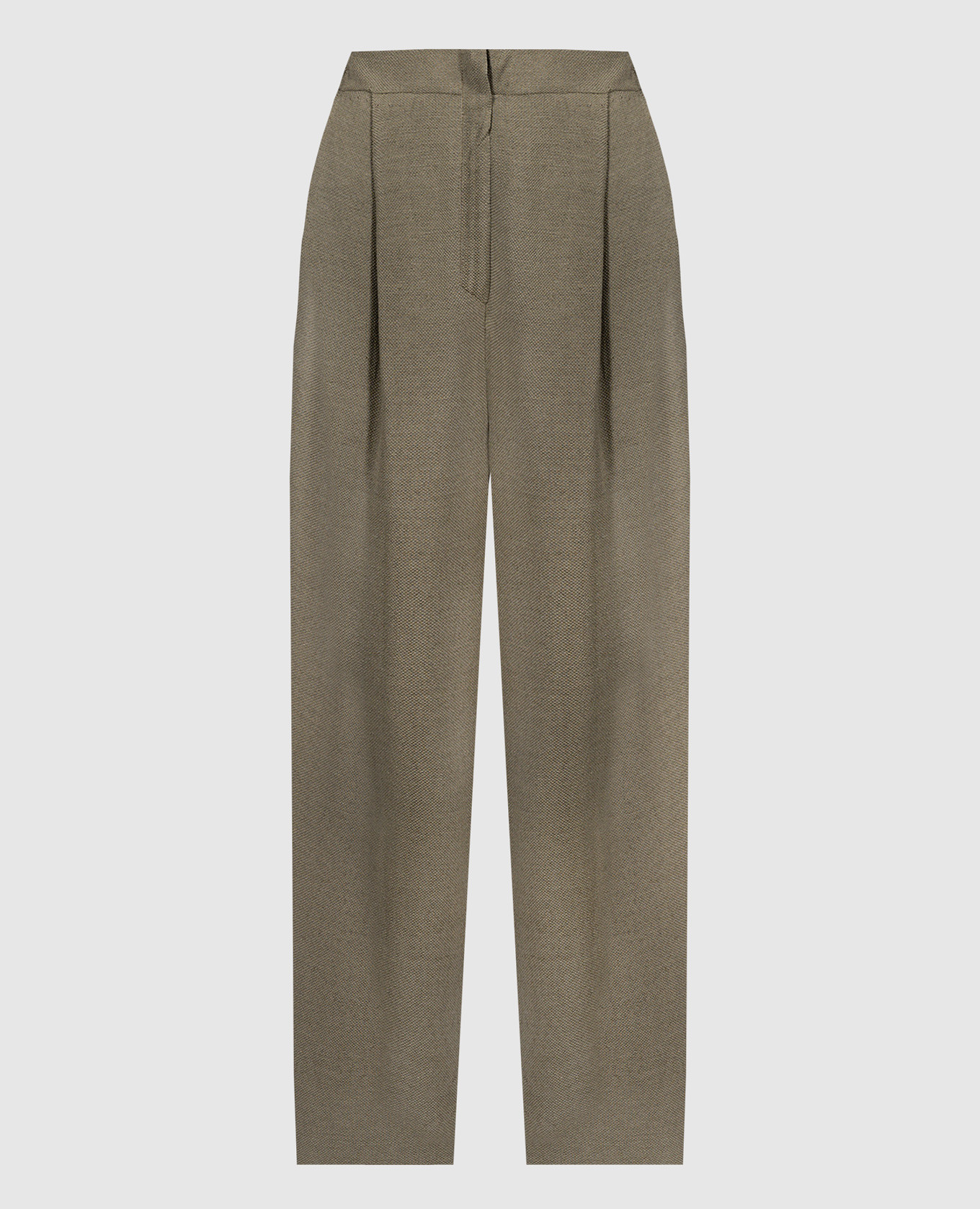 

Green silk pants BOBOUTIC, Зеленый