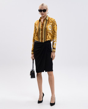 Versace Black midi skirt with a smell 10219891A14475