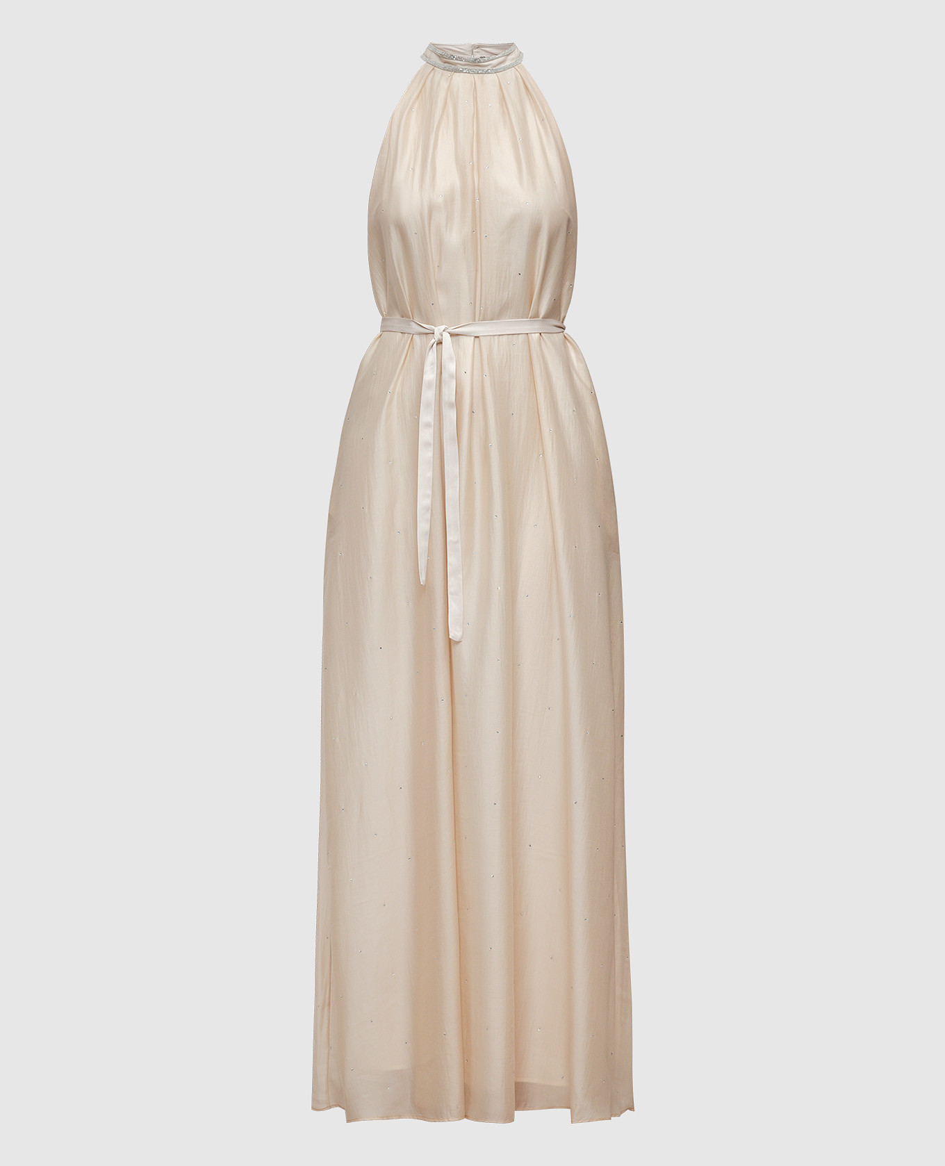 

Beige dress with crystals Peserico
