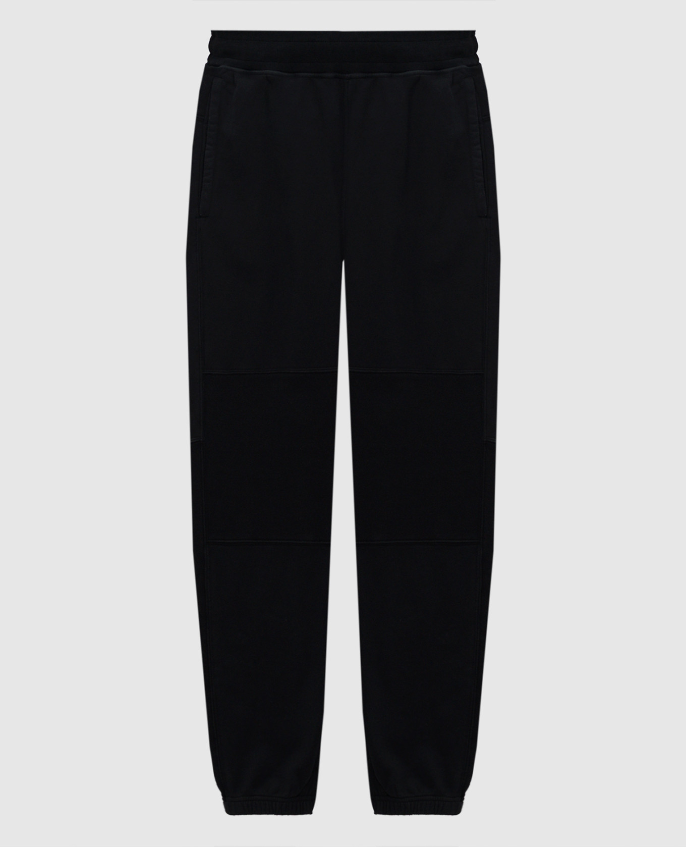 Black logo joggers stone island