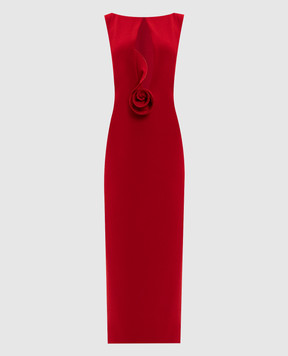 Magda Butrym Red wool midi dress DRESS13237925