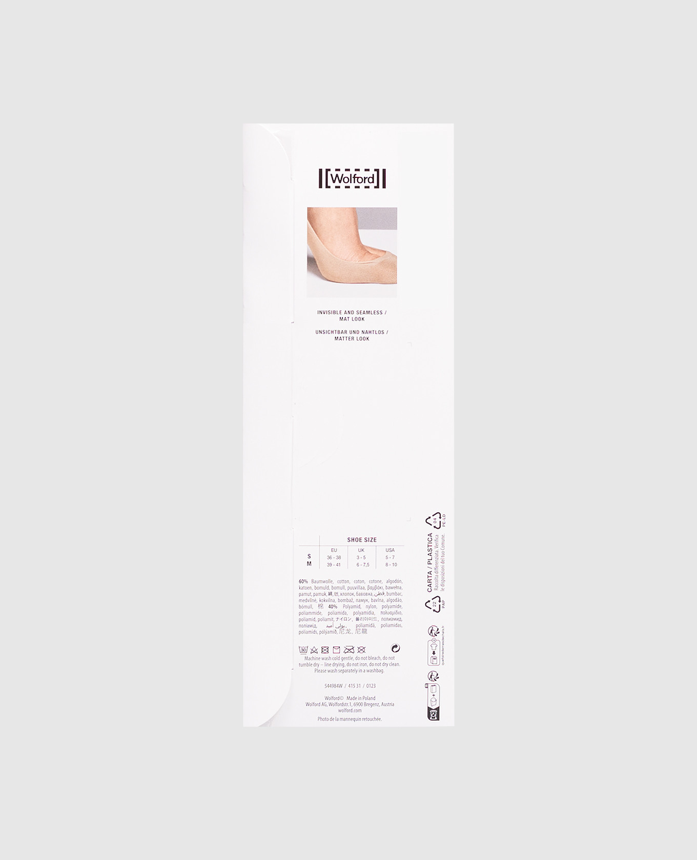 

Black footprint socks Wolford