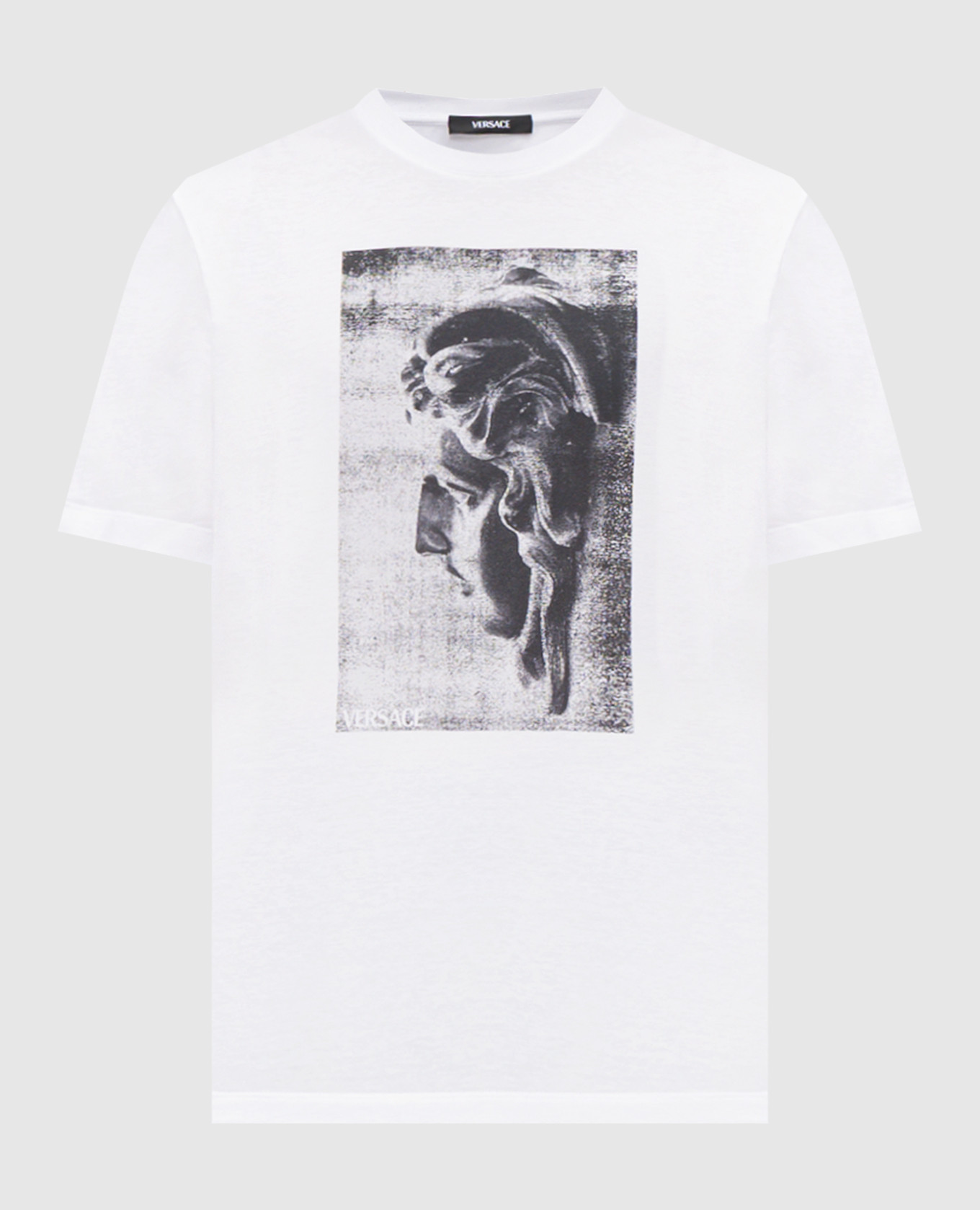 White T-shirt with print Versace