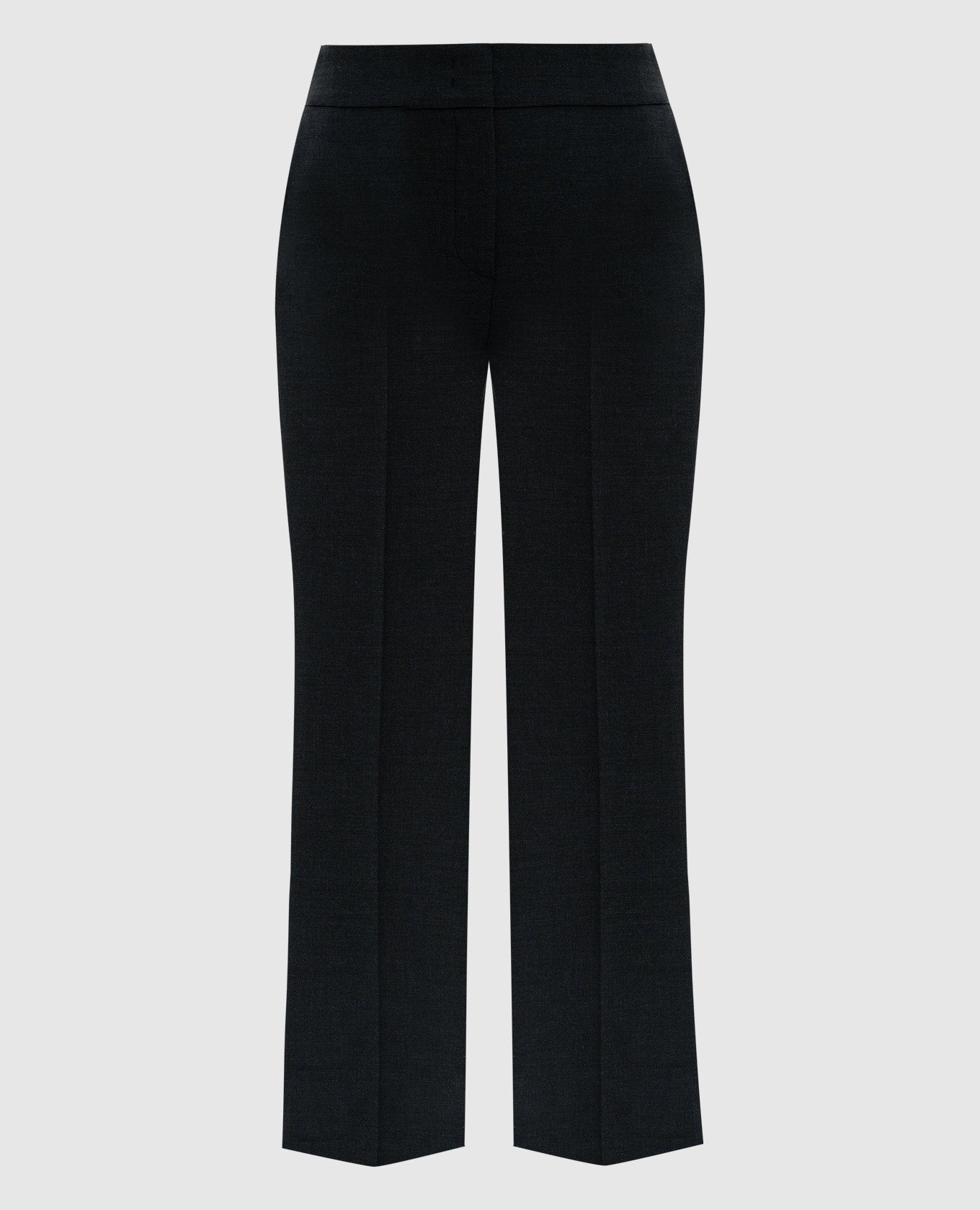 

Black flared pants with a logo pattern Peserico
